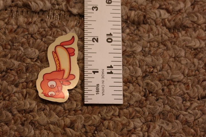 Hotdog dog sticker product image (2)