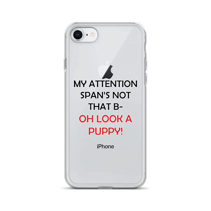 Attention Span iPhone Clear Case product image (24)