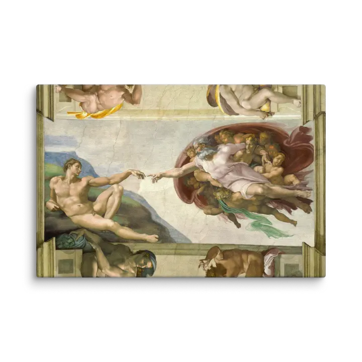 Michelangelo's 'The Creation of Adam' Sistine Chapel Canvas product image (1)