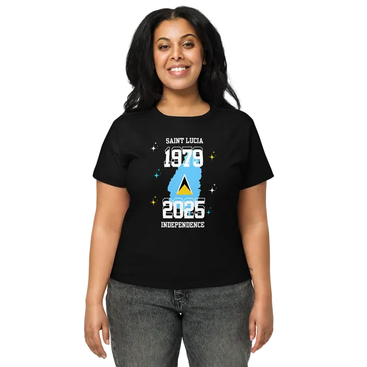 Island Love Saint Lucia Baby Tee product image (1)