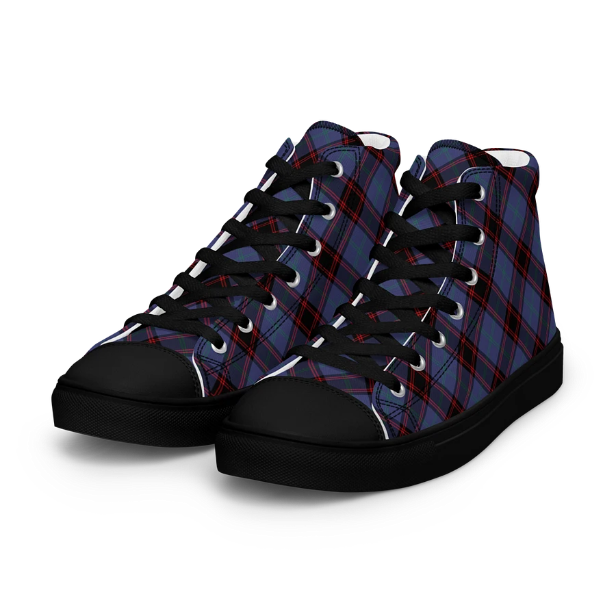 Rutherford Tartan Men's High Top Shoes product image (2)