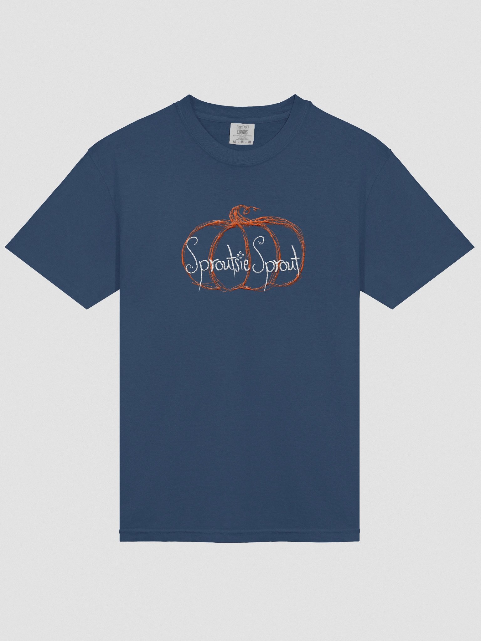 SproutsieSprout Pumpkin Sketch Logo - Embroidered Tee product image (4)