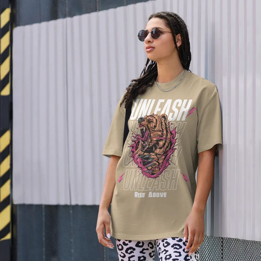 Unleash: rise above faded tee product image (28)