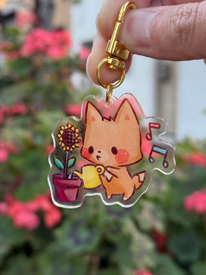 Lumi Gardening | Acrylic Keychain product image (1)