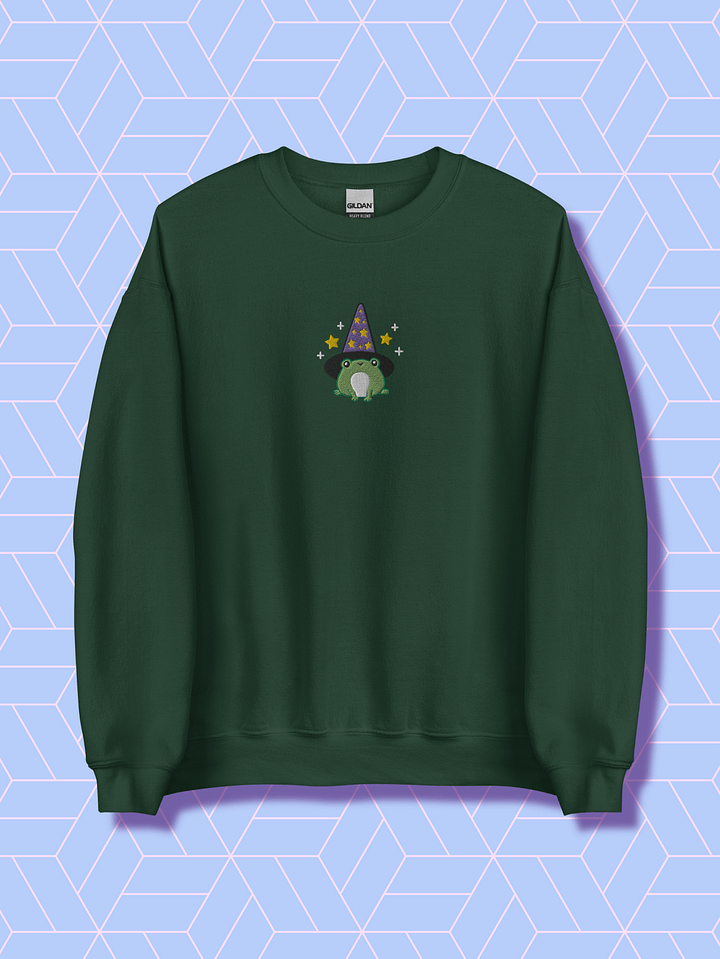 Wizard Frog Fantasy Crewneck Sweatshirt product image (1)