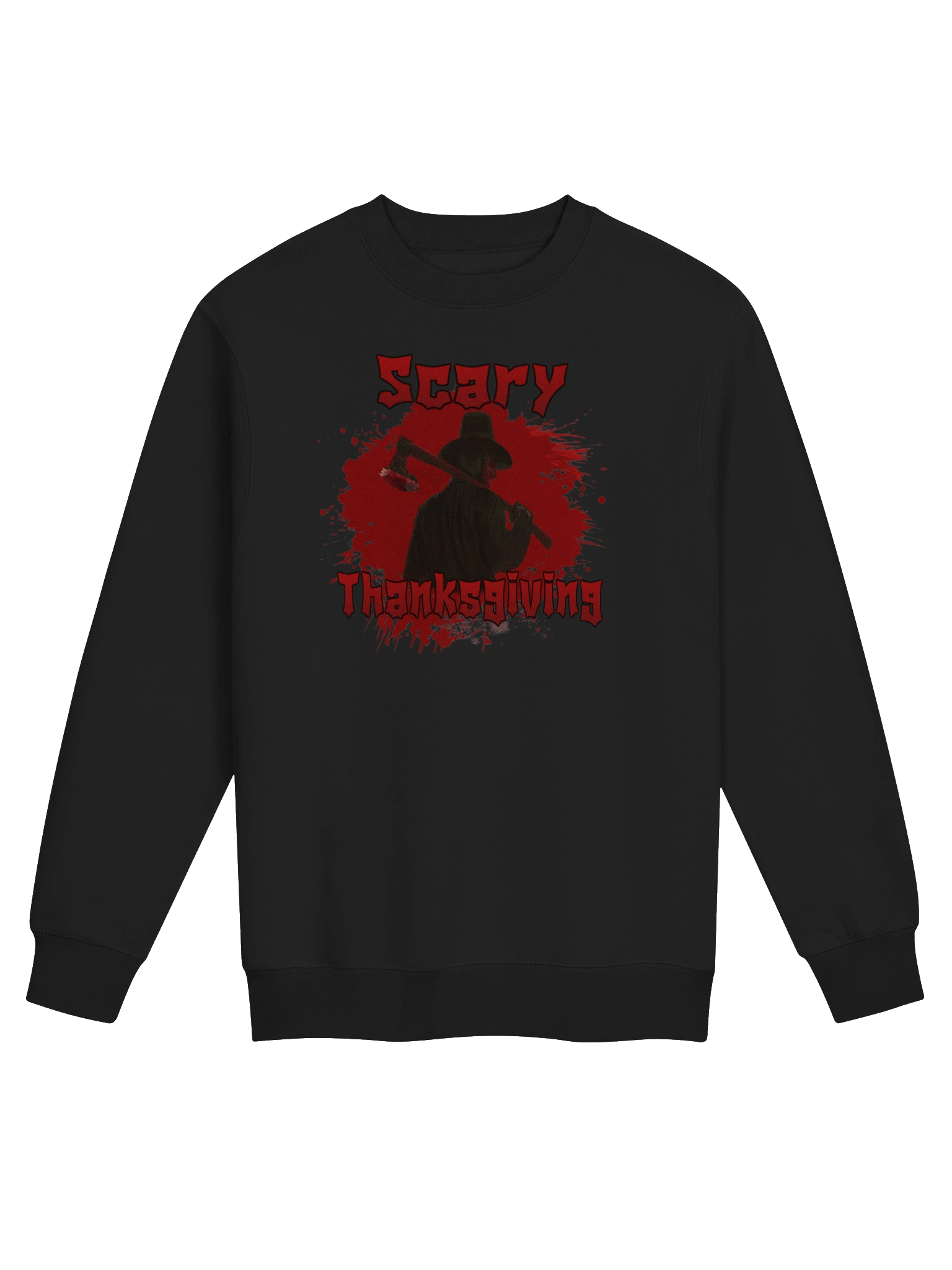 Scary Thanksgiving Axe Crewneck Sweatshirt product image (2)