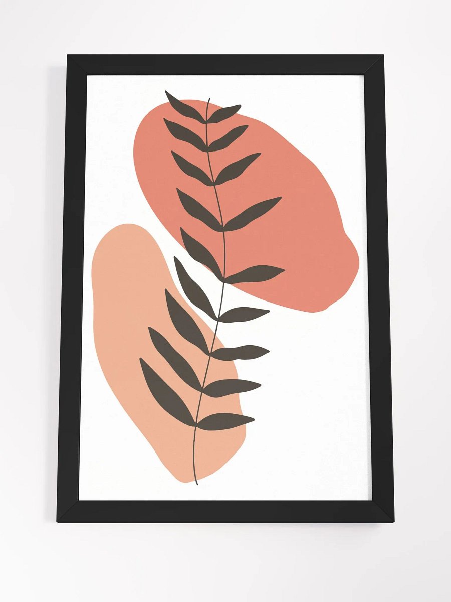 Organic Leaves Framed Matte Poster product image (19)