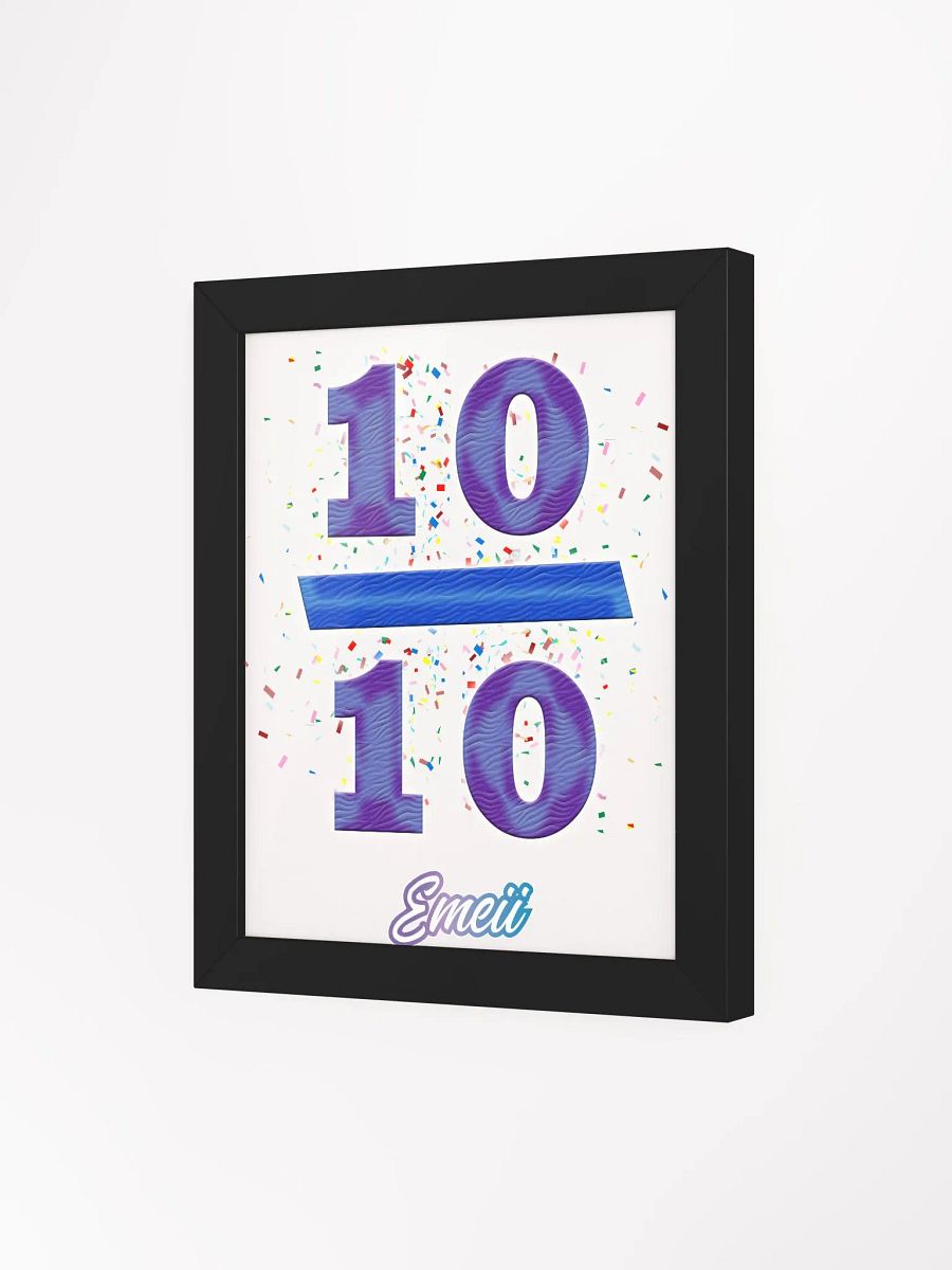 ''10/10'' Affiche mate encadrée de haute qualité product image (3)