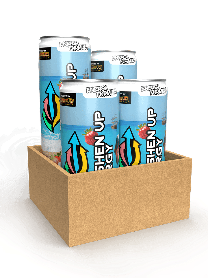 Bugi Blast Freshen Up Energy 4-Pack Cans Gift (US & Canada Shipping Only!) product image (1)