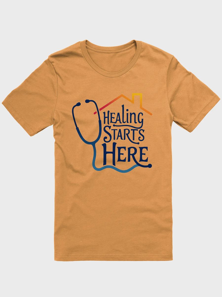 Healing Starts Here Stethoscope T-Shirt product image (3)