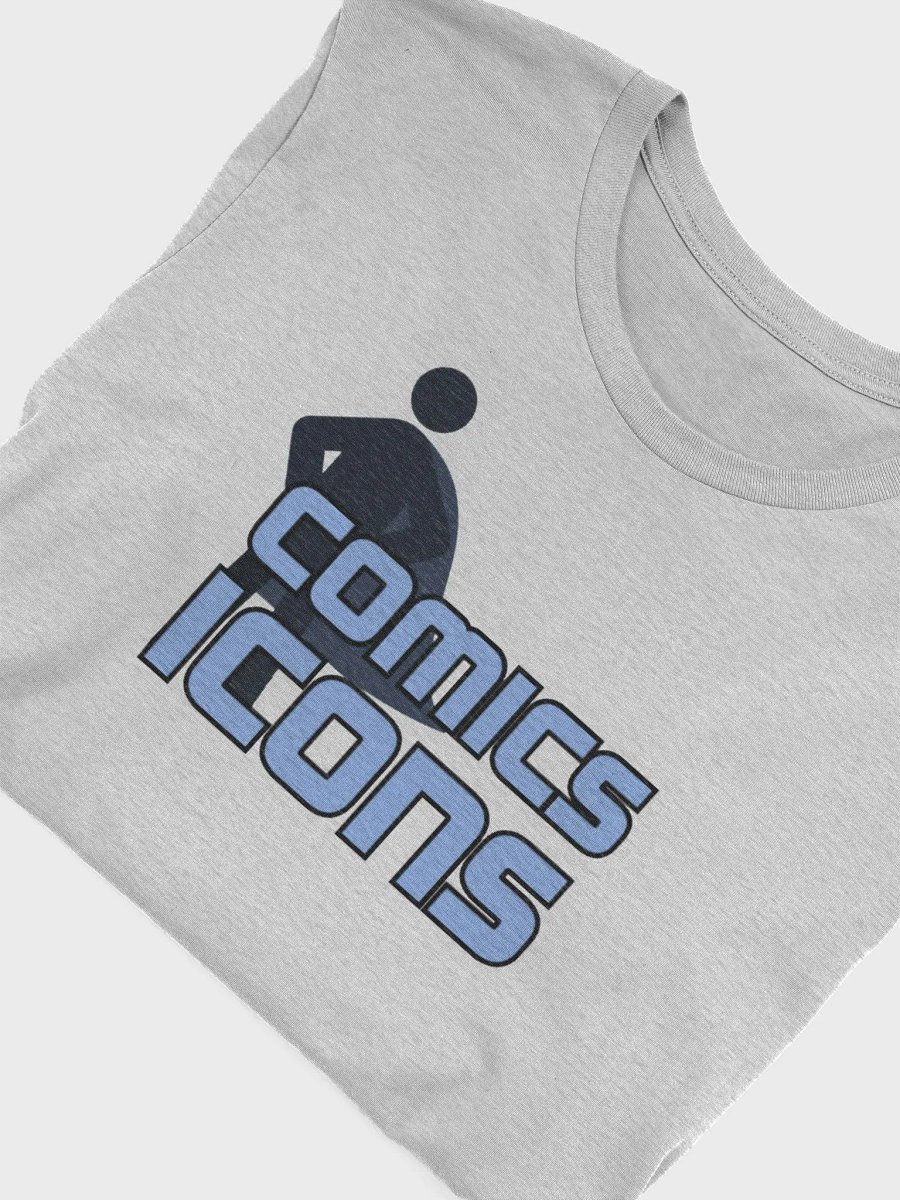 Comics Icons Blue On Black Logo Tee product image (51)
