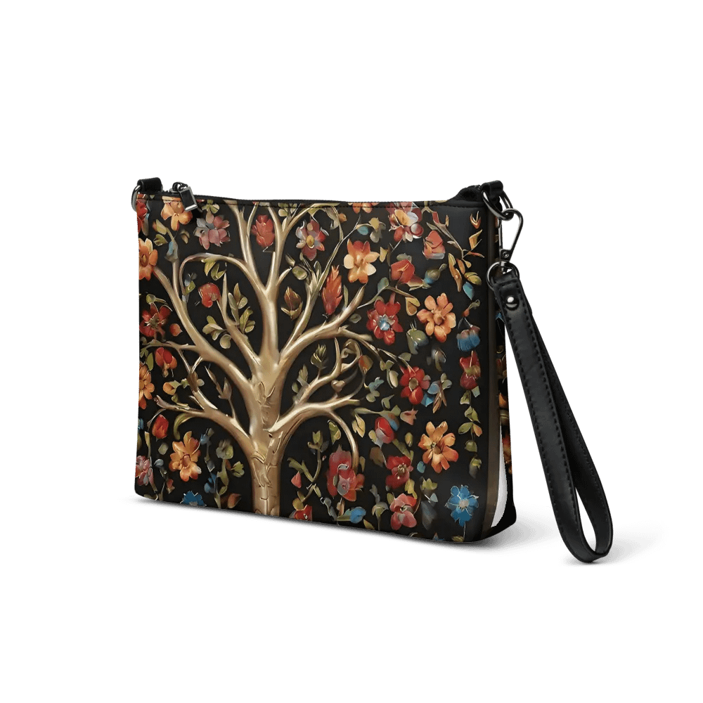 Golden Tree Blossom Crossbody Bag product image (7)