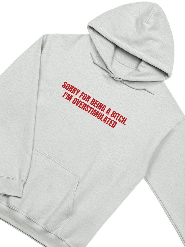Sorry For Being A Bitch I'm Overstimulated Hoodie product image (2)