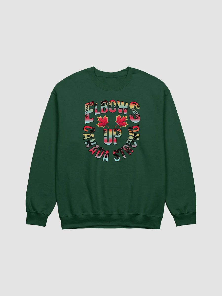 Elbows Up Canada Strong Maple Leaves Crewneck product image (5)