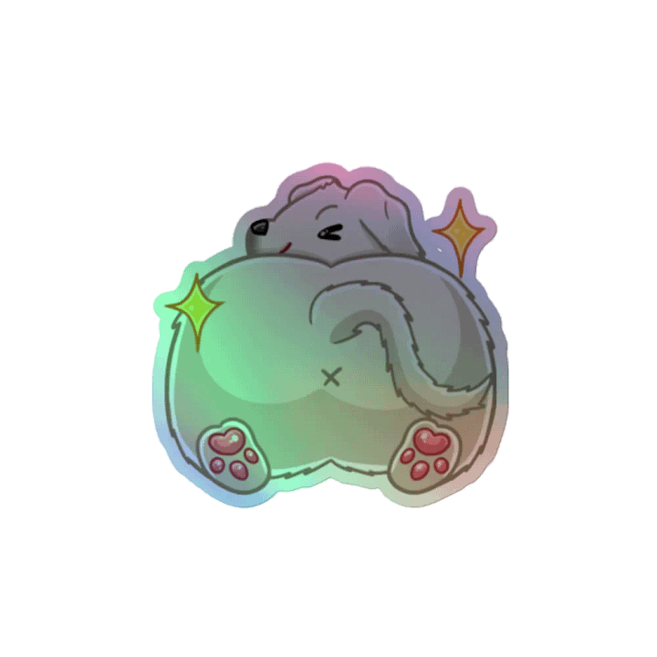 Beau Bum Holographic Sticker product image (2)