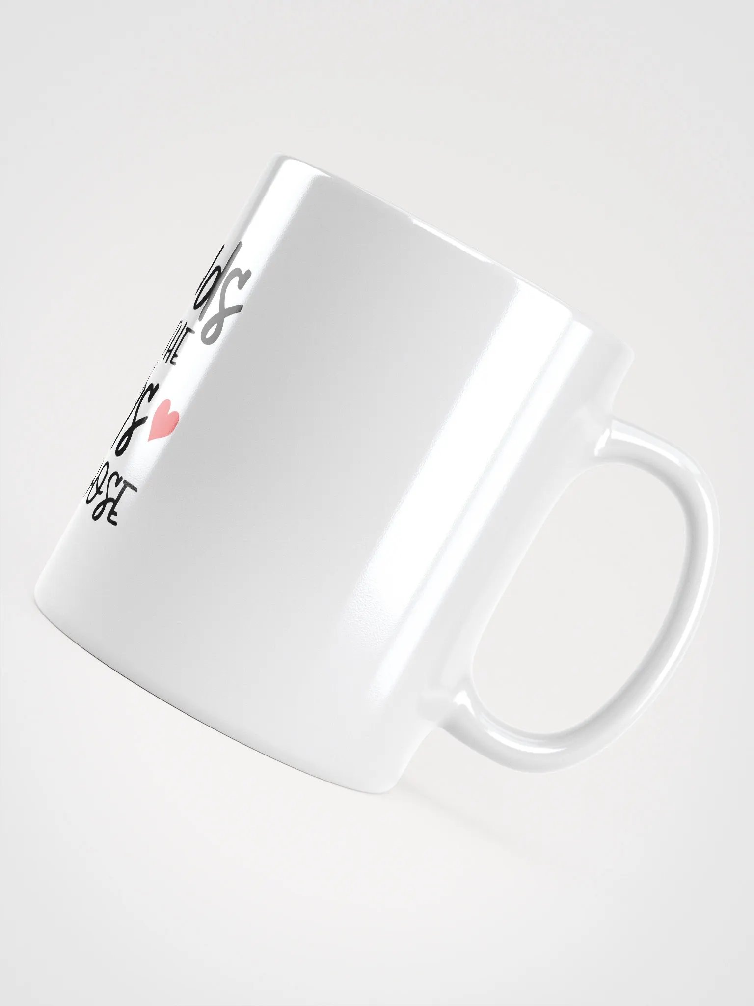 'Friends are the Sisters We Choose' White Glossy Mug product image (3)