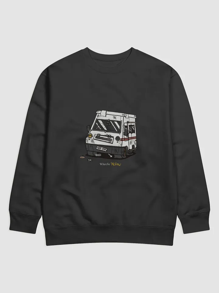 A not-ok Wheelie Yellow sweatshirt! product image (1)