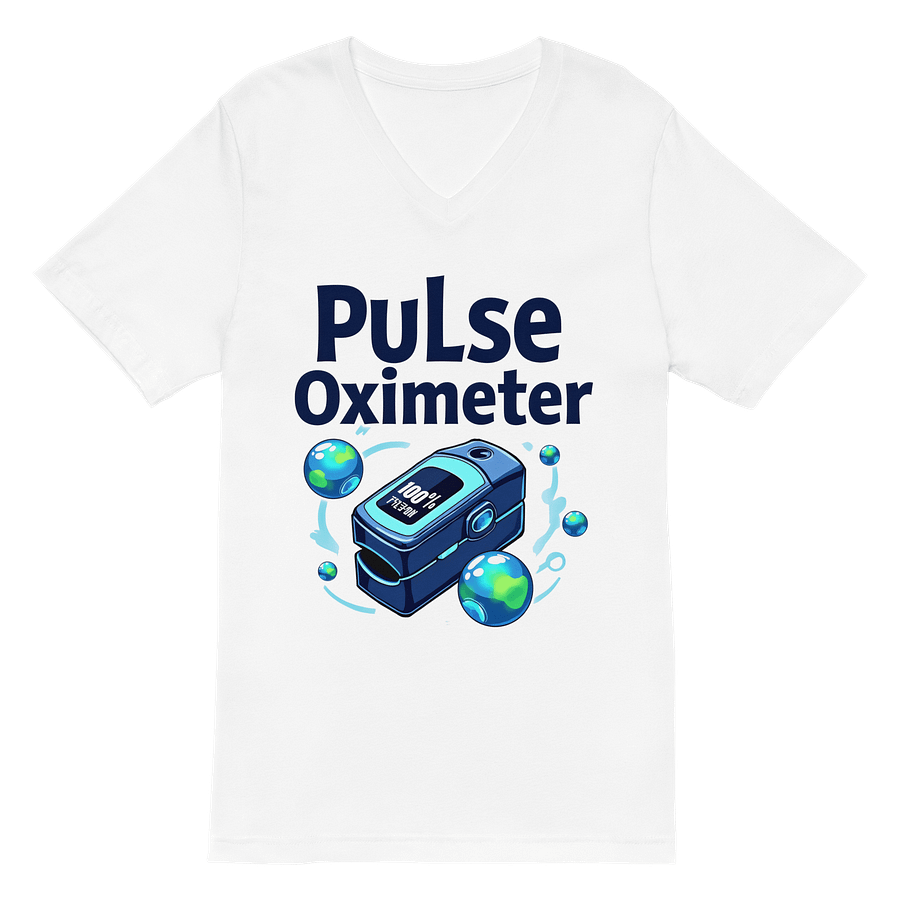 Global Health Pulse Oximeter V-Neck Tee product image (2)