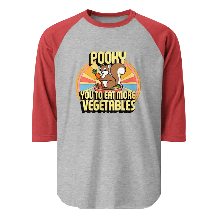 Pooky's Veggie Delight Raglan Tee product image (1)
