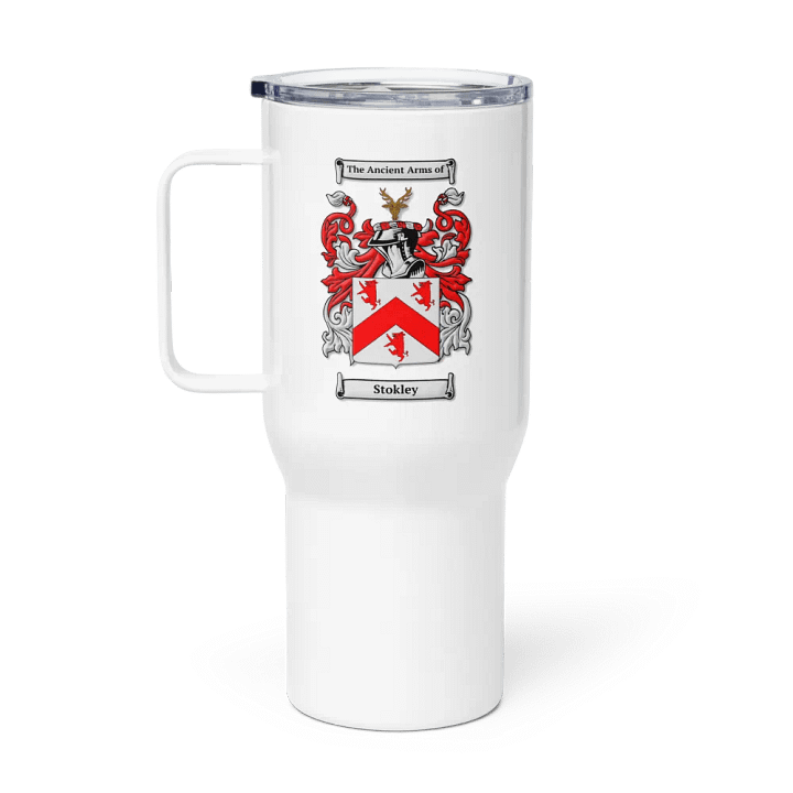 Stokley Family Crest - Travel Mug w/ Handle product image (1)
