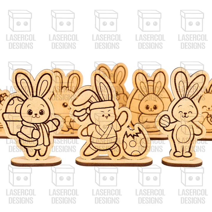 Easter Cutouts With Base Set 7 - Laser Cut Files product image (2)