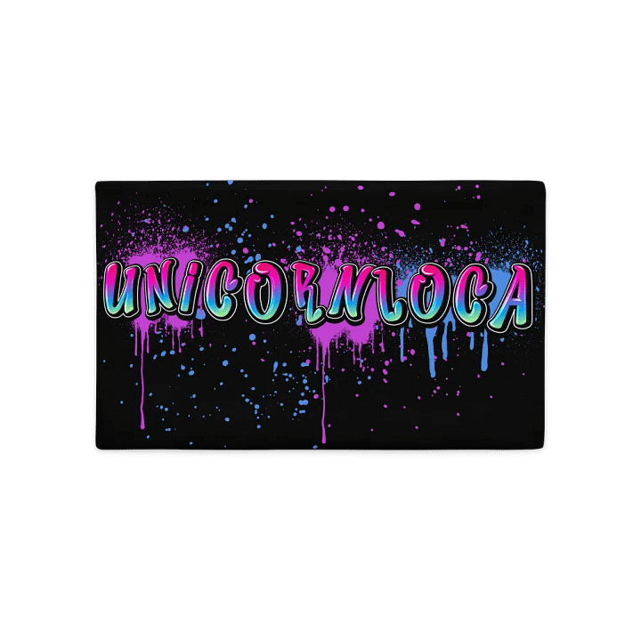 Iridescent Graffiti Unicorn Pillow Case product image (1)