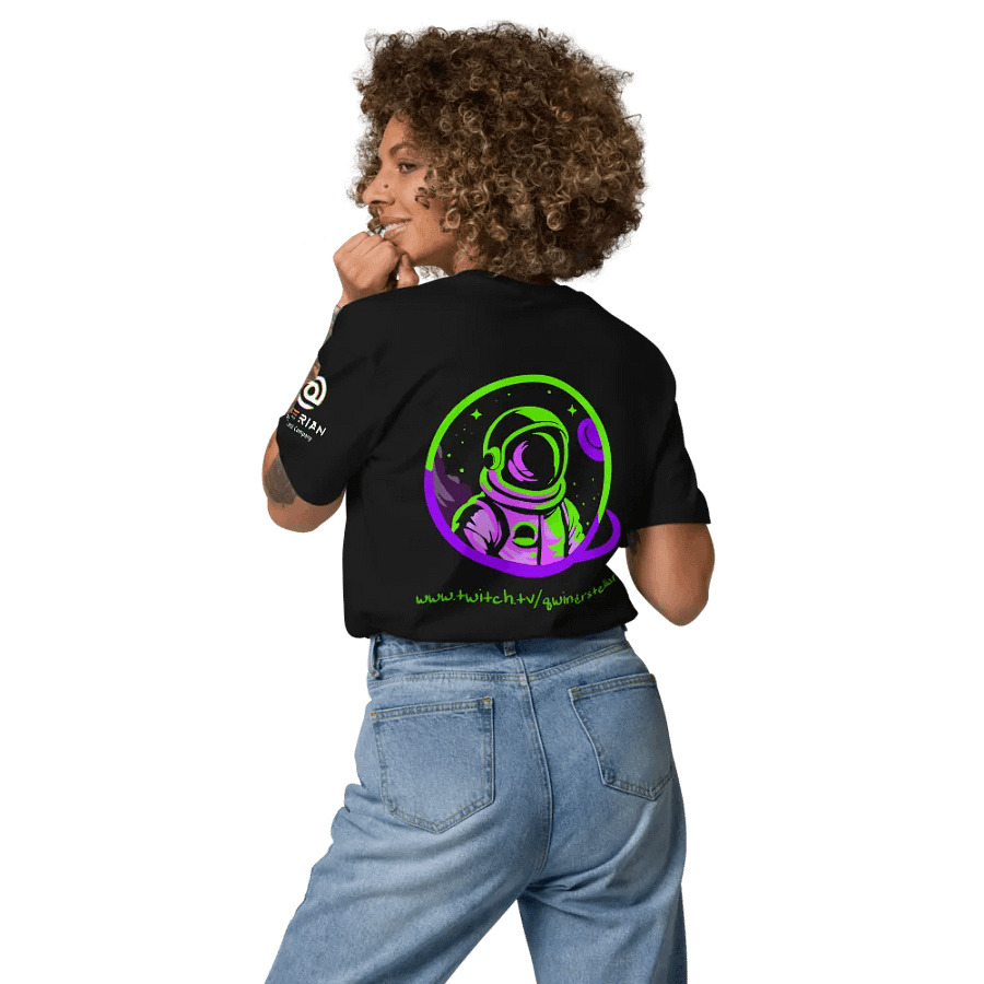 Hello, my name is Qwinnigan Organic T-Shirt product image (10)