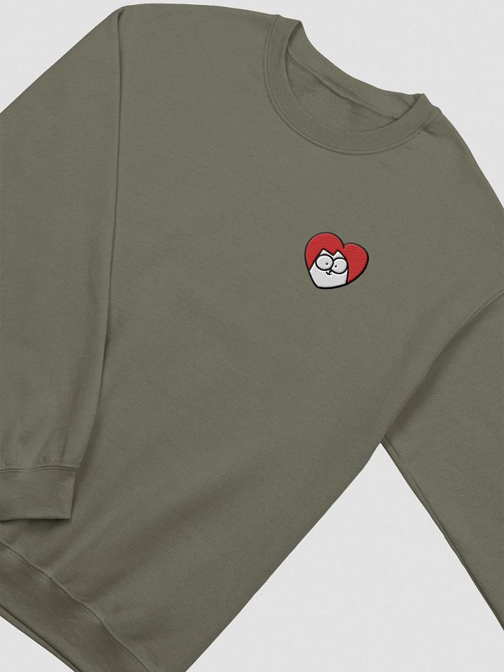 Embroidered Heart Sweatshirt product image (1)