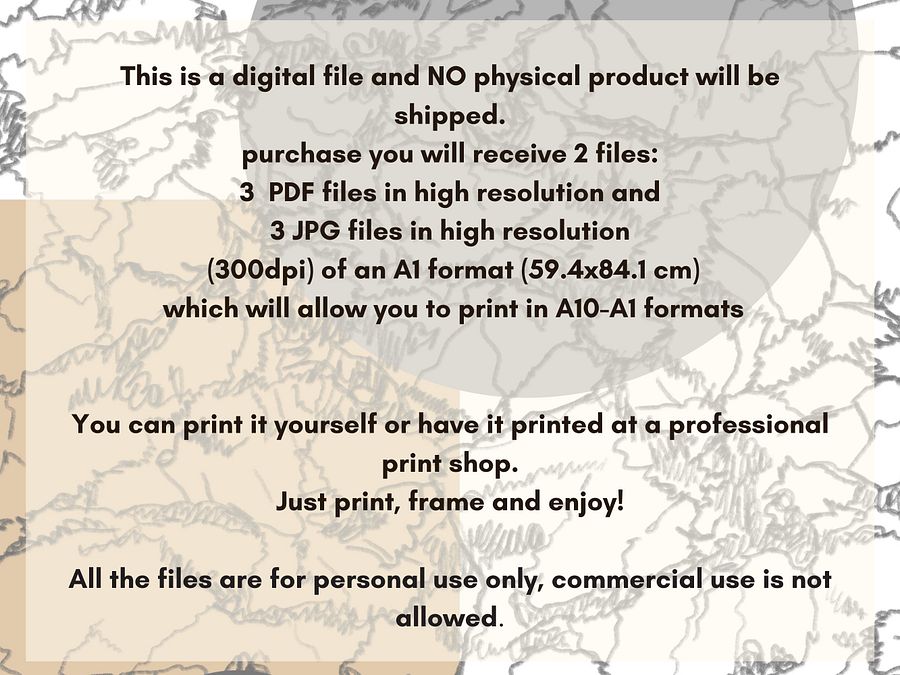 digital poster, 3 designs , modern digital art, decoration office and home product image (12)