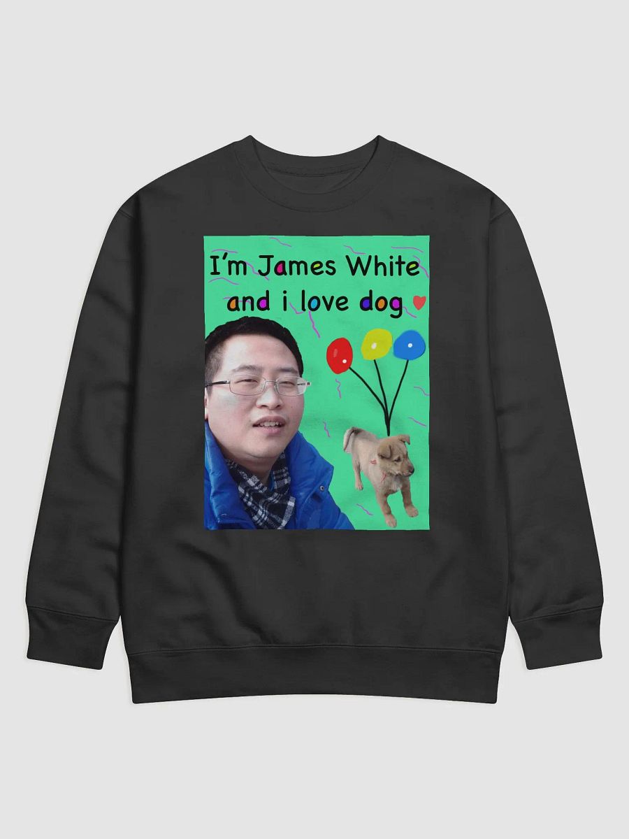 Cotton Heritage Premium Sweatshirt: i love dog 2.0 product image (1)