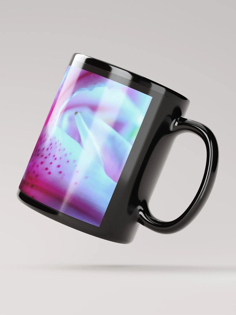 Flowers 32 Black Coffee Mug product image (3)