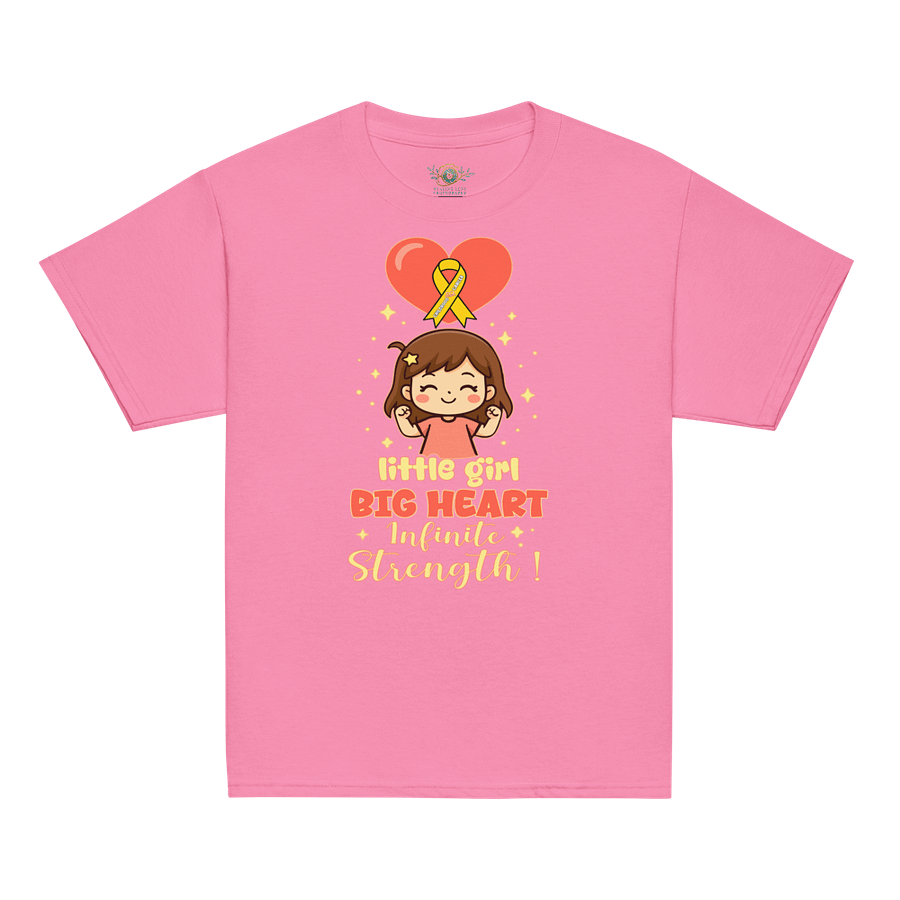 Big Heart, Infinite Strength-Youth-Gril's-v1-Childhood Cancer Awareness product image (1)