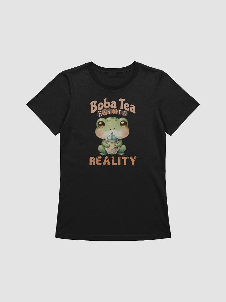 Whimsical Boba Frog Women's T-Shirt product image (1)