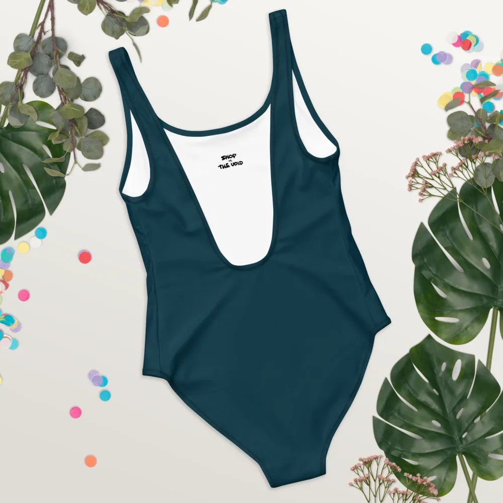 Bubbly and a B*tch (fir shadow design) one piece swimsuit product image (7)