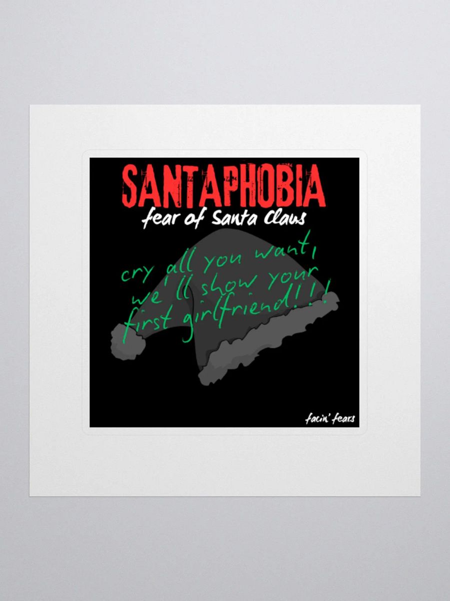 Santaphobia Sticker product image (1)