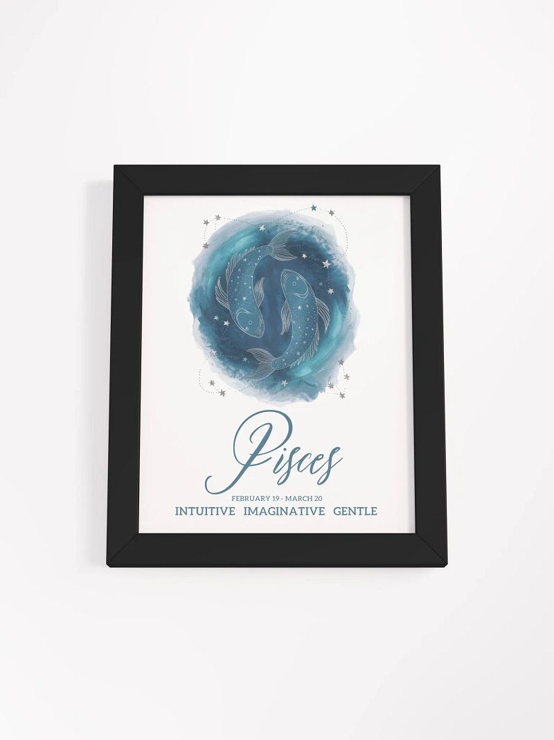Celestial Pisces Dreamscape Poster