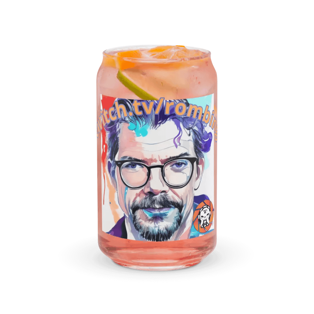 Vibrant Rombing Portrait Can-Shaped Glass product image (7)