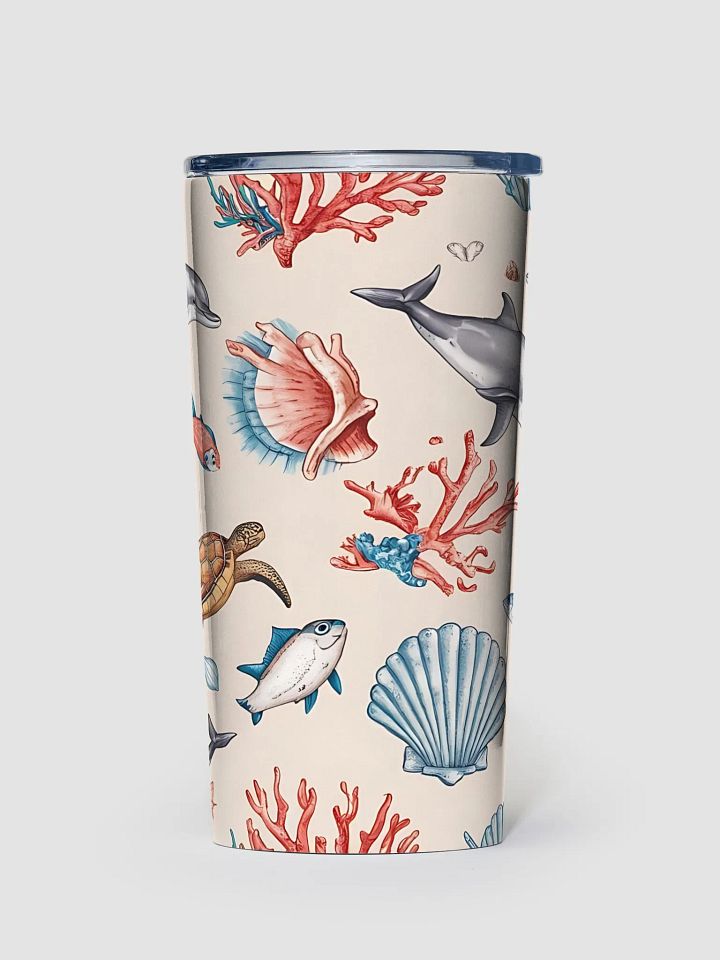 Emerald Coast Sea Life Tumbler – 20oz product image (1)