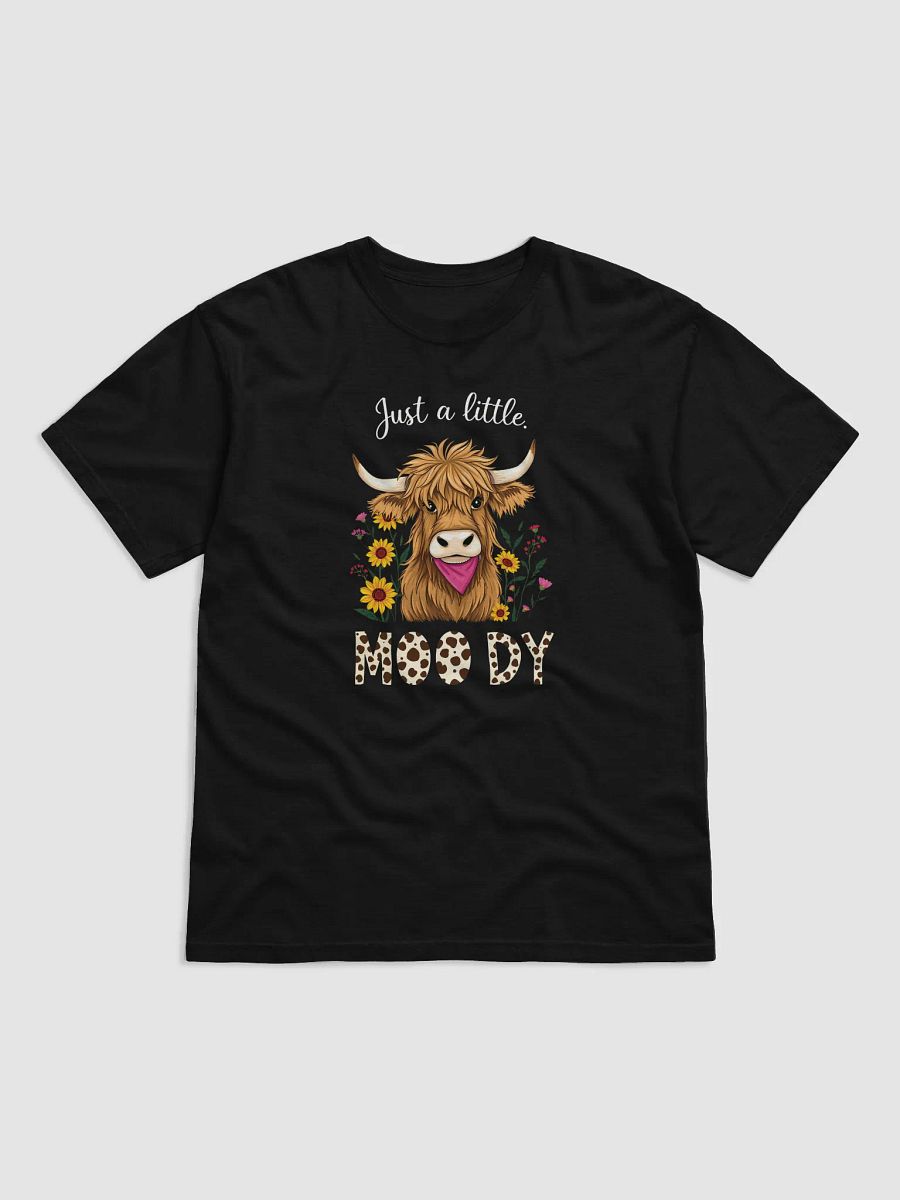 Just a Little Moody Highland Cow Easter T-Shirt product image (5)