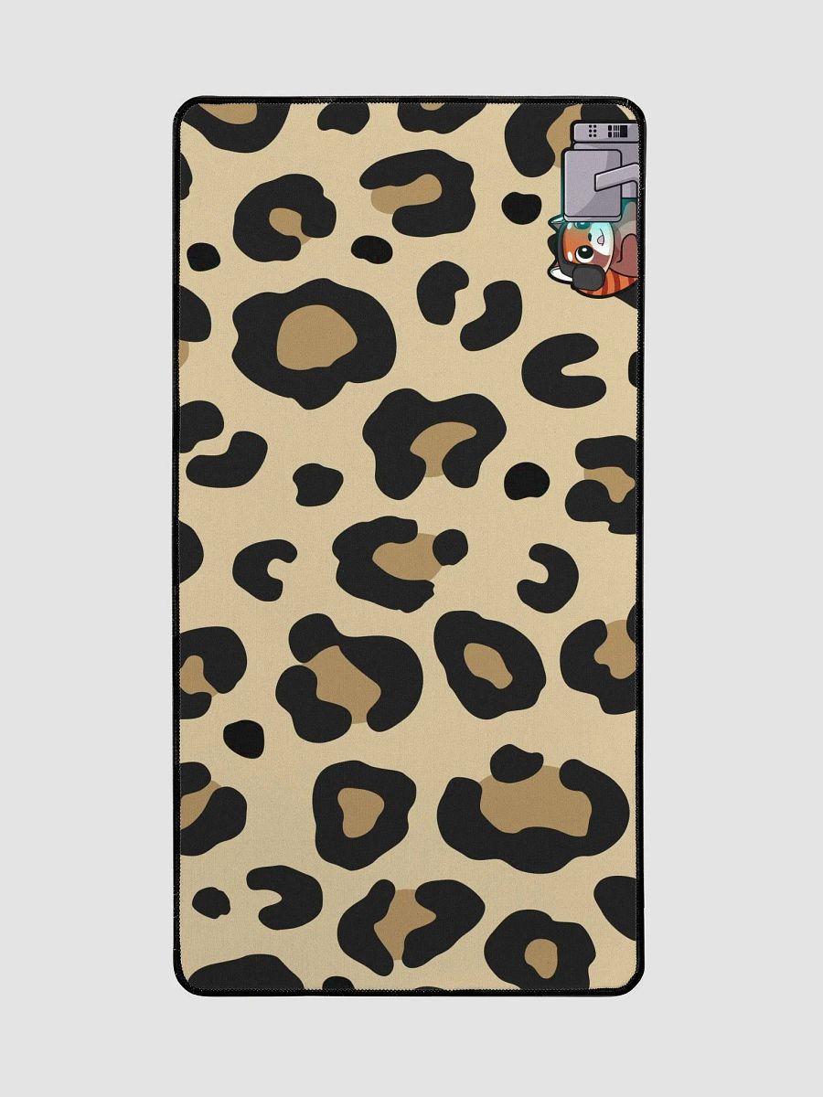 Gaming Bear Desk Mat (Leopard Print) - 15.5" x 31.5" product image (2)