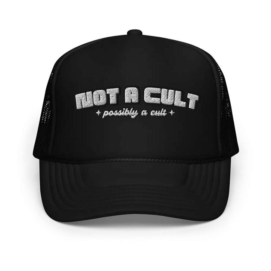 Not A Cult Trucker Hat - Puff Print product image (1)