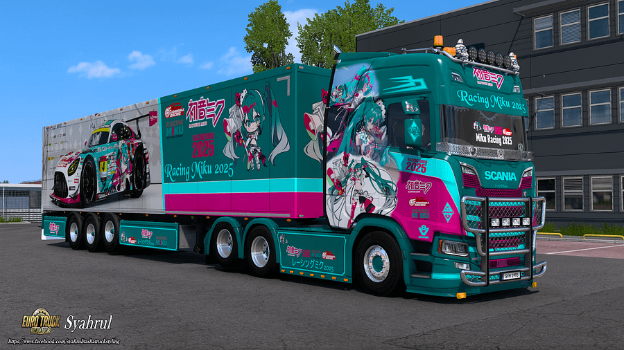 [ETS2] Racing Miku 2025 [Combo Skin] product image (4)