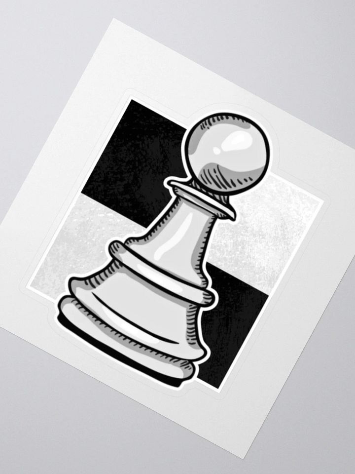 White Pawn Sticker product image (4)