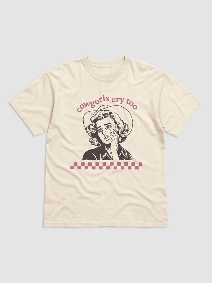 cowgorls cry too printed shirt product image (17)