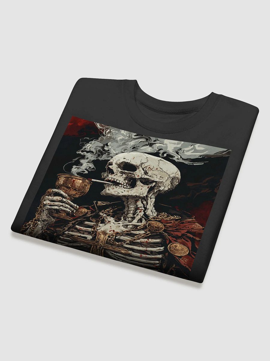 Gothic Skeleton Adorned Sweatshirt product image (4)