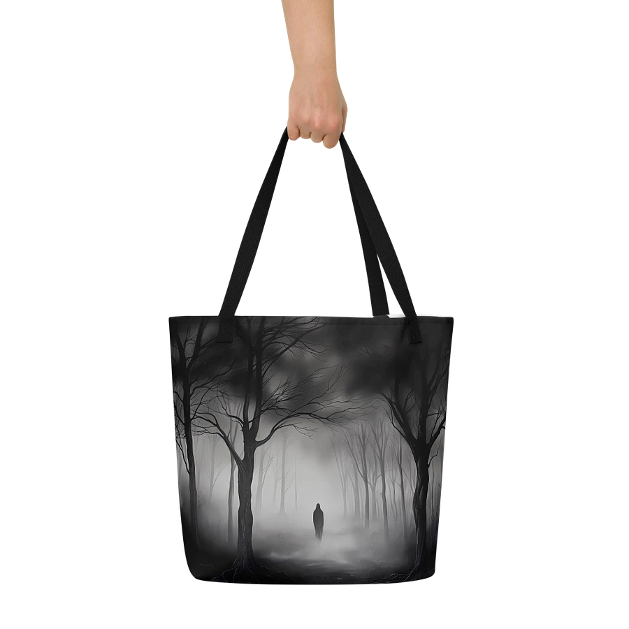 Tote Bag: Elegant Gothic Theme Stylish Dark Fashion Eerie Halloween Design product image (9)