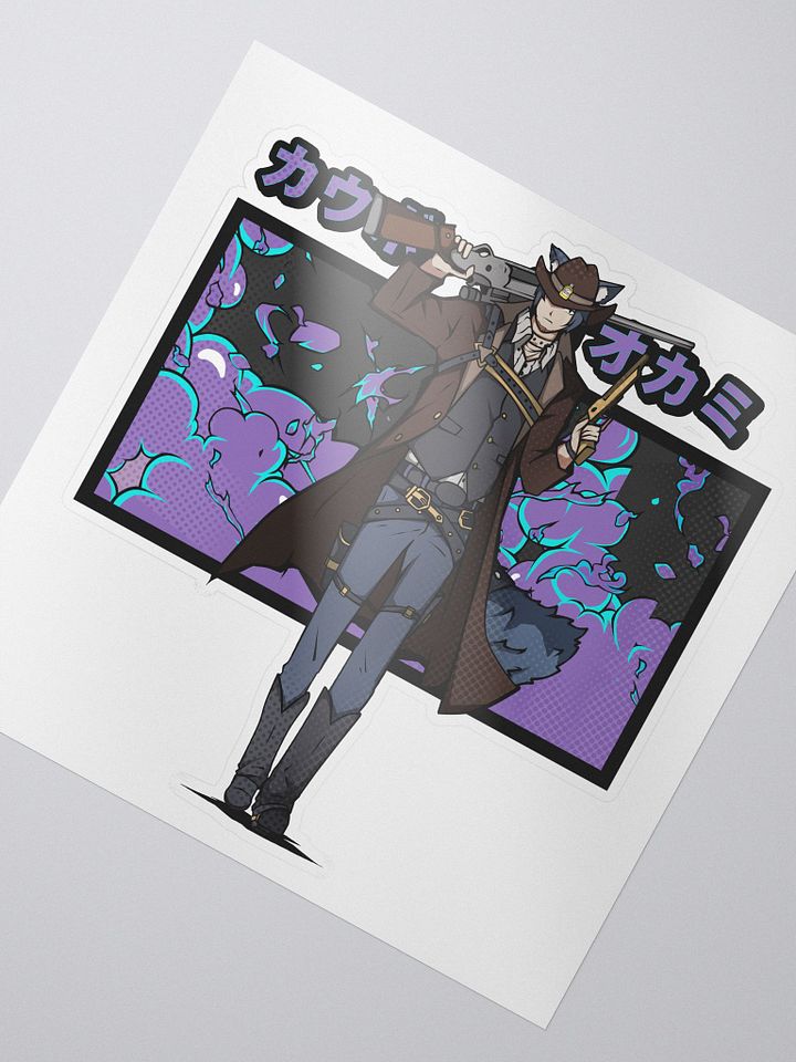 Cowboy Wolf Sticker product image (2)