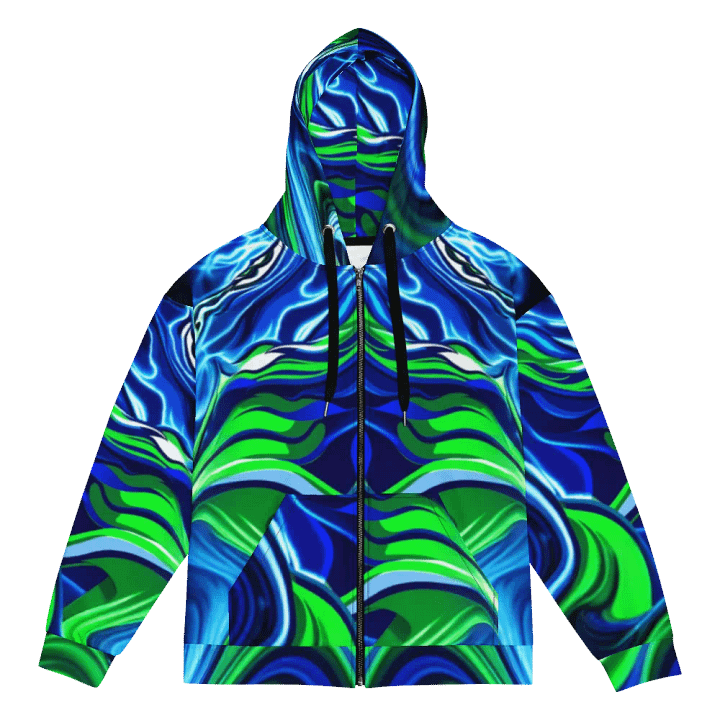 Ethereal Swirls Unisex Zip Hoodie product image (1)
