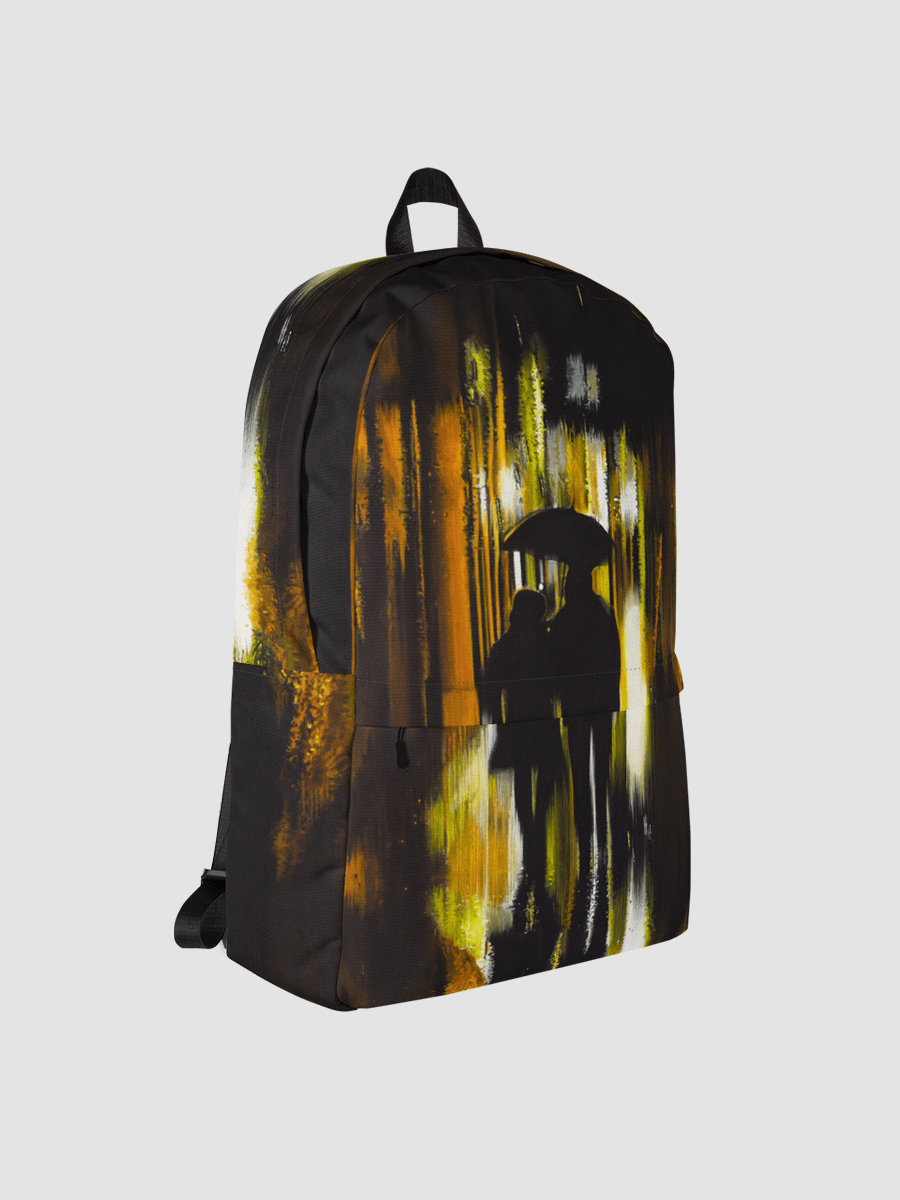 Rainy Street Scene All-Over Print Backpack product image (3)