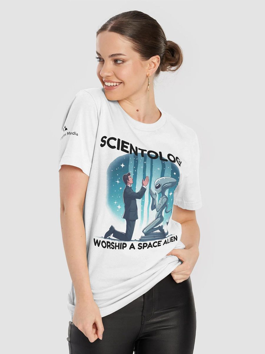 Scientology Worship A Space Alien Tee - Light Colors product image (28)